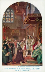 The Foundation of St Pauls School, 1509